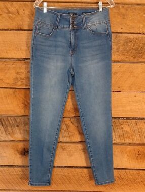 Curve Appeal High-Waist Blue Skinny Jeans Sz 12/31